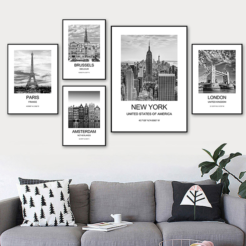 Ink Blotter Paper - Affiche Murale de Ville de New