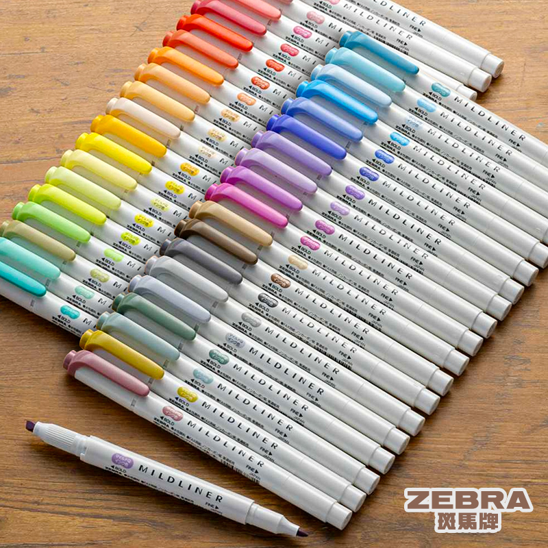 Stylos surligneurs zèbre Mildl - Zebra Pen Mildliner avis et prix