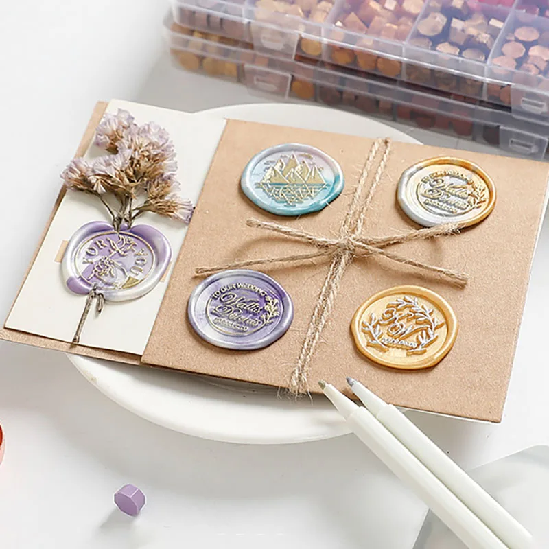 Ensemble de sceaux à la cire a - Wax Seal Stamp Set avis et prix