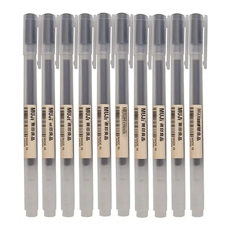 Joli stylo gel MUJI noir/rouge - Muji Stationery Gel Pen avis et prix