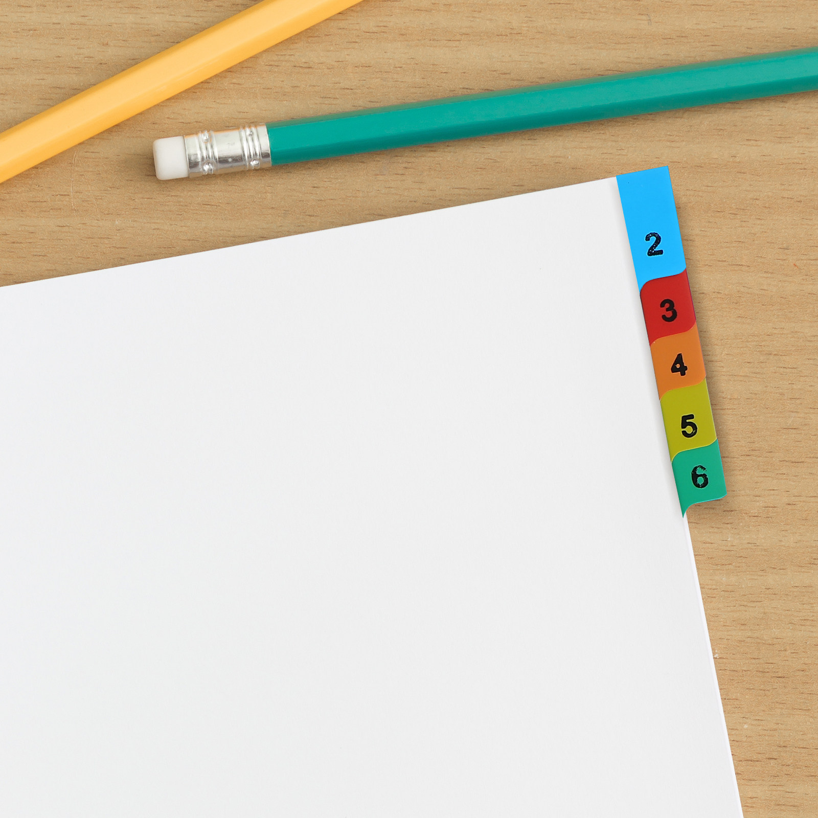 20 intercalaires en plastique  - Tab Divider A4 avis et prix