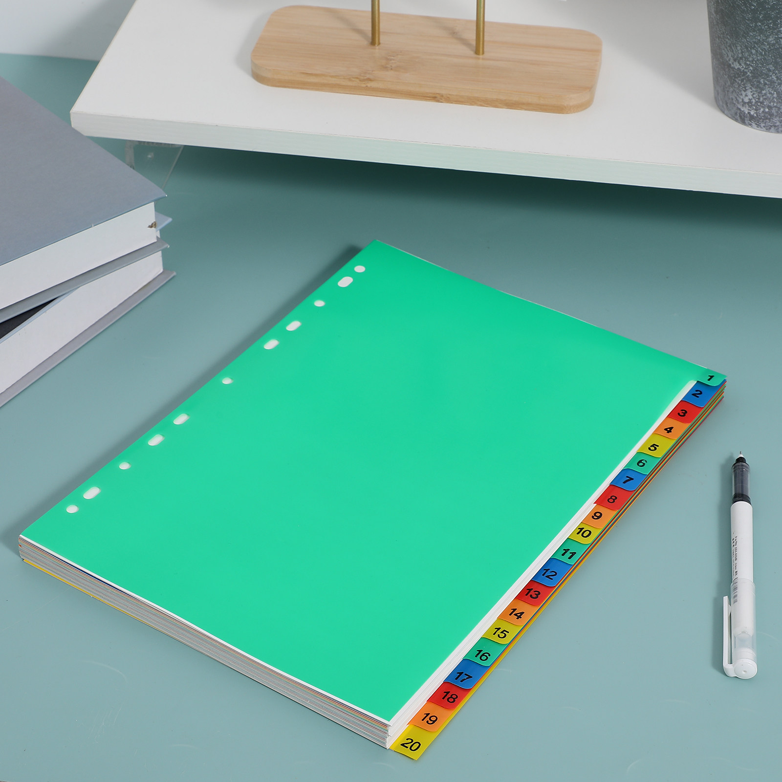 20 intercalaires en plastique  - Tab Divider A4 avis et prix
